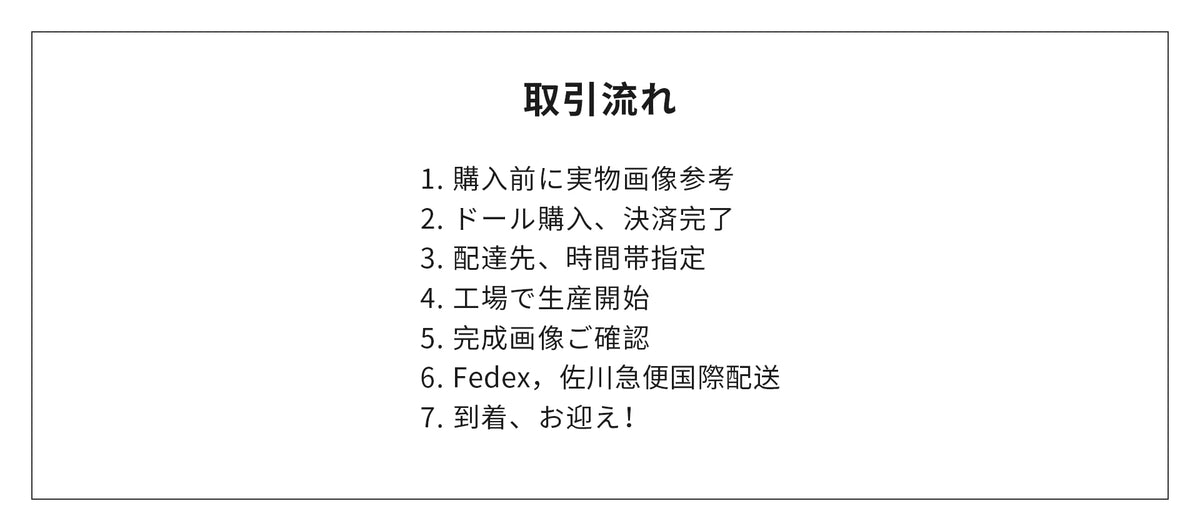 取引注意事項